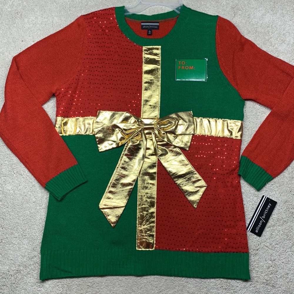 🆕🎁 ⚡️Christmas Present Gift ugly christmas sweater - Picture 4 of 10